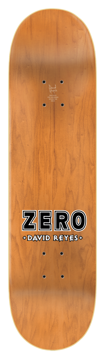Zero David Reyes Signature Bold Diamond Plate 8.25" Skateboard Deck