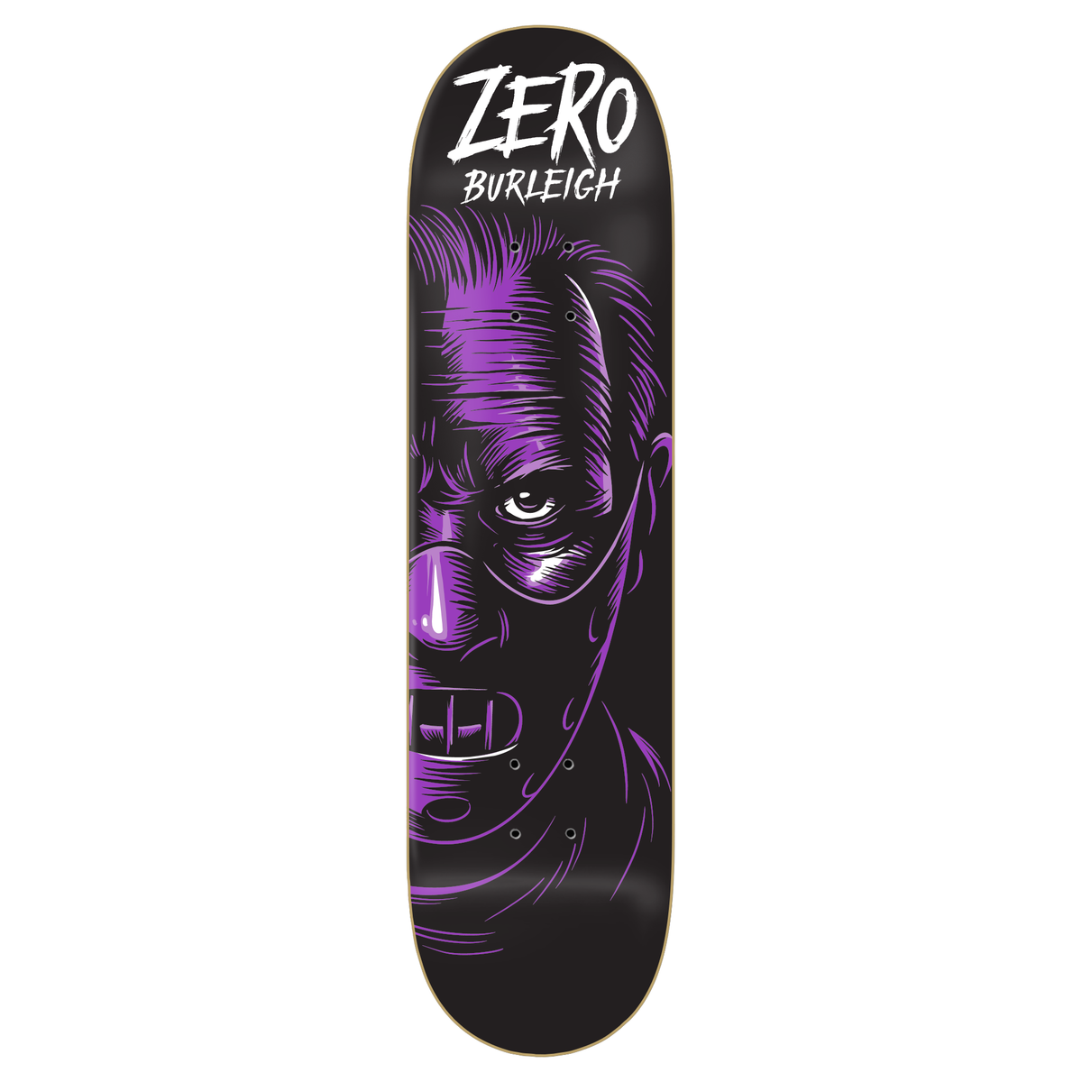 Zero Fright Night 2 Brandon Burleigh Hannibal 8.5" Skateboard Deck
