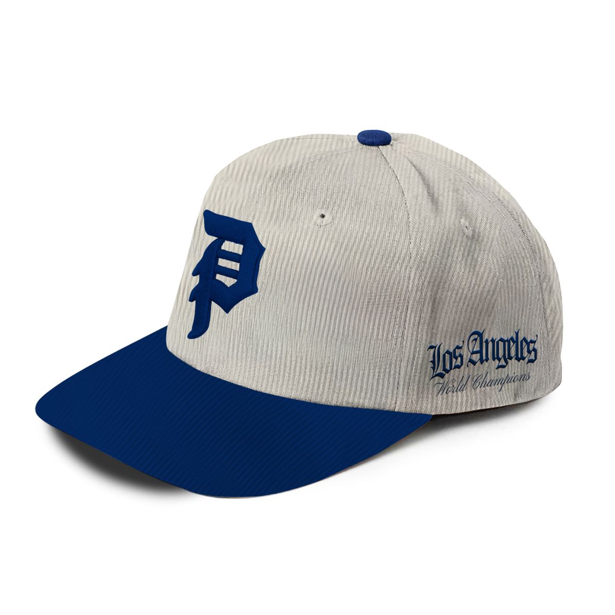 Primitive Loyalty A-Frame Natural / Blue Snapback Hat