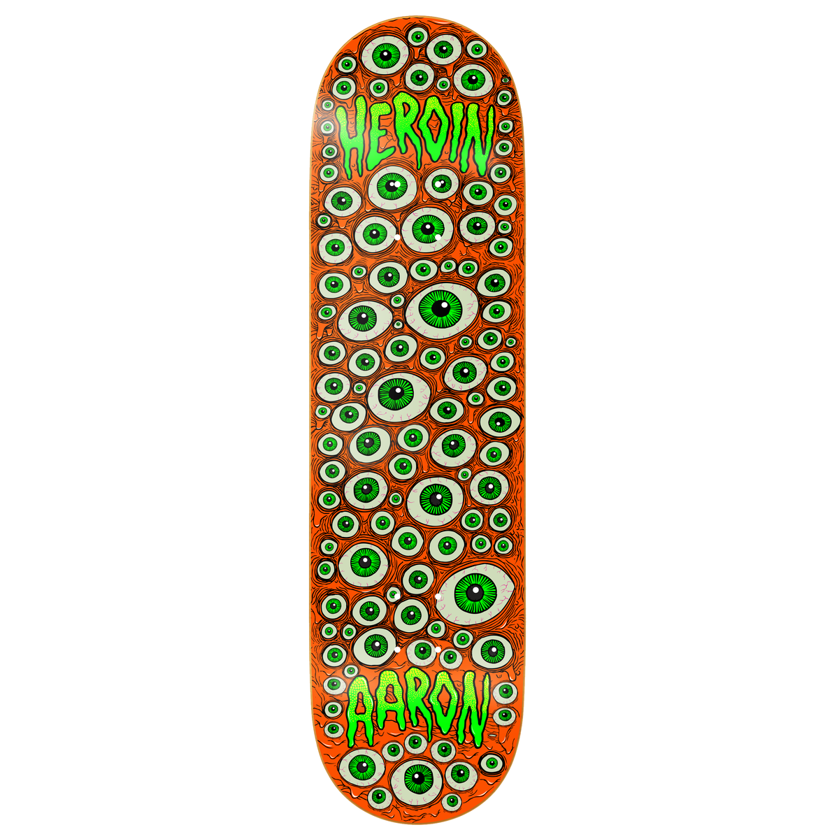 Heroin Aaron Wilson Eyes 8.75" Skateboard Deck
