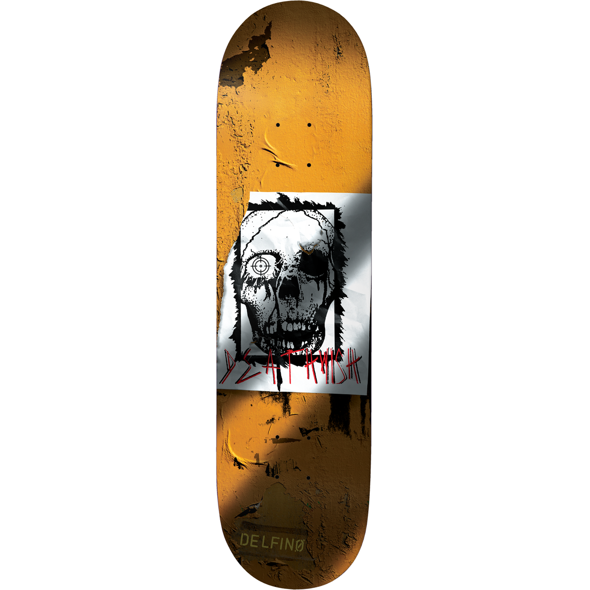 Deathwish Pedro Delfino Torn 8.25" Skateboard Deck