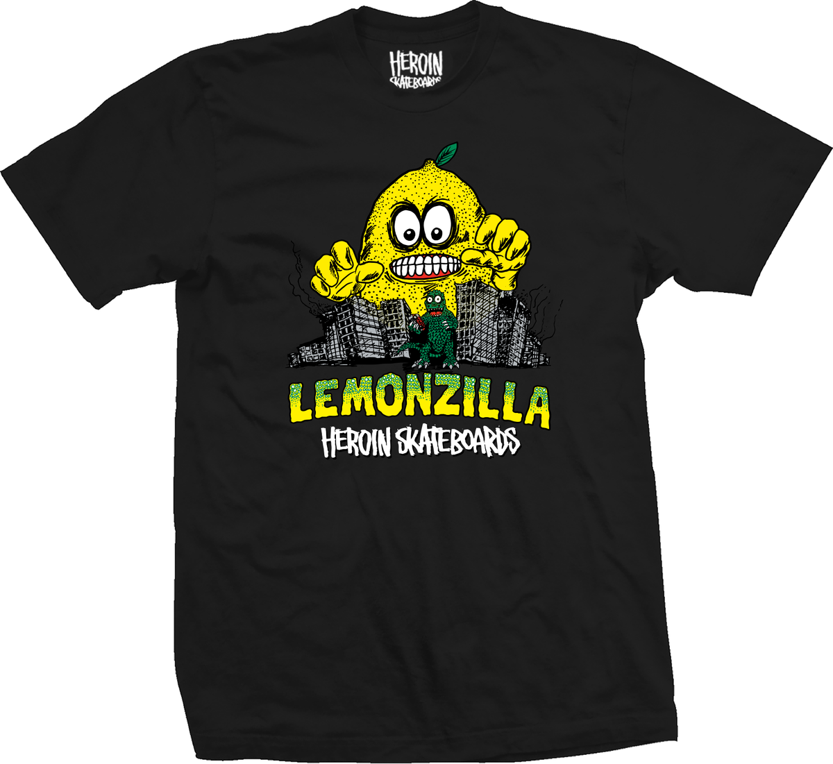 Heroin Lemonzilla Black S/s Shirt