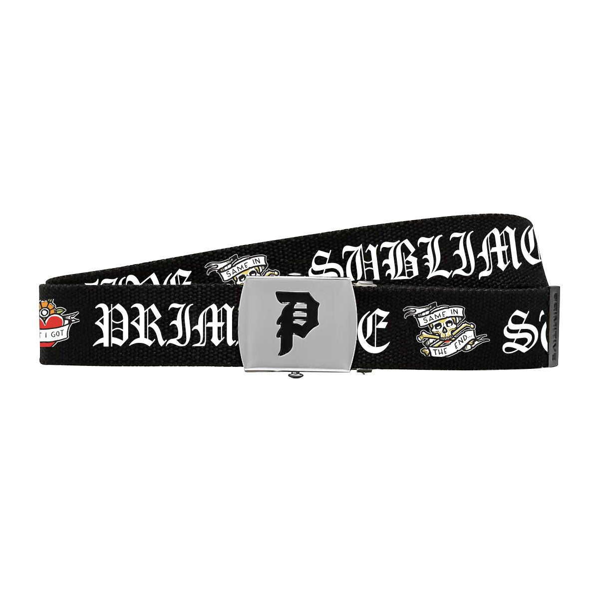 Primitive x Sublime Freedom Black Web Belt