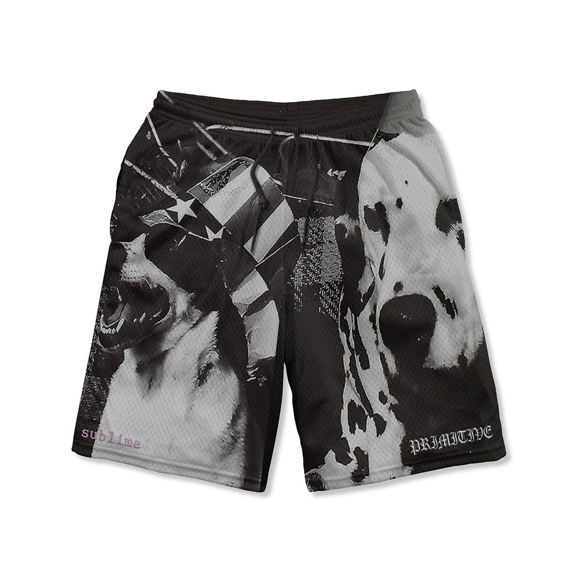 Primitive x Sublime Dog Days Black Shorts