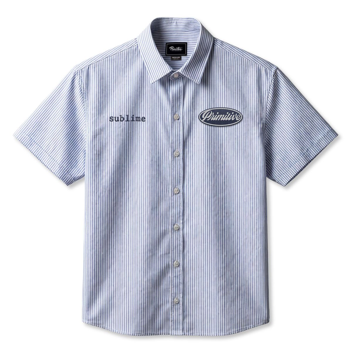 Primitive x Sublime Day Shift Blue Woven Shirt