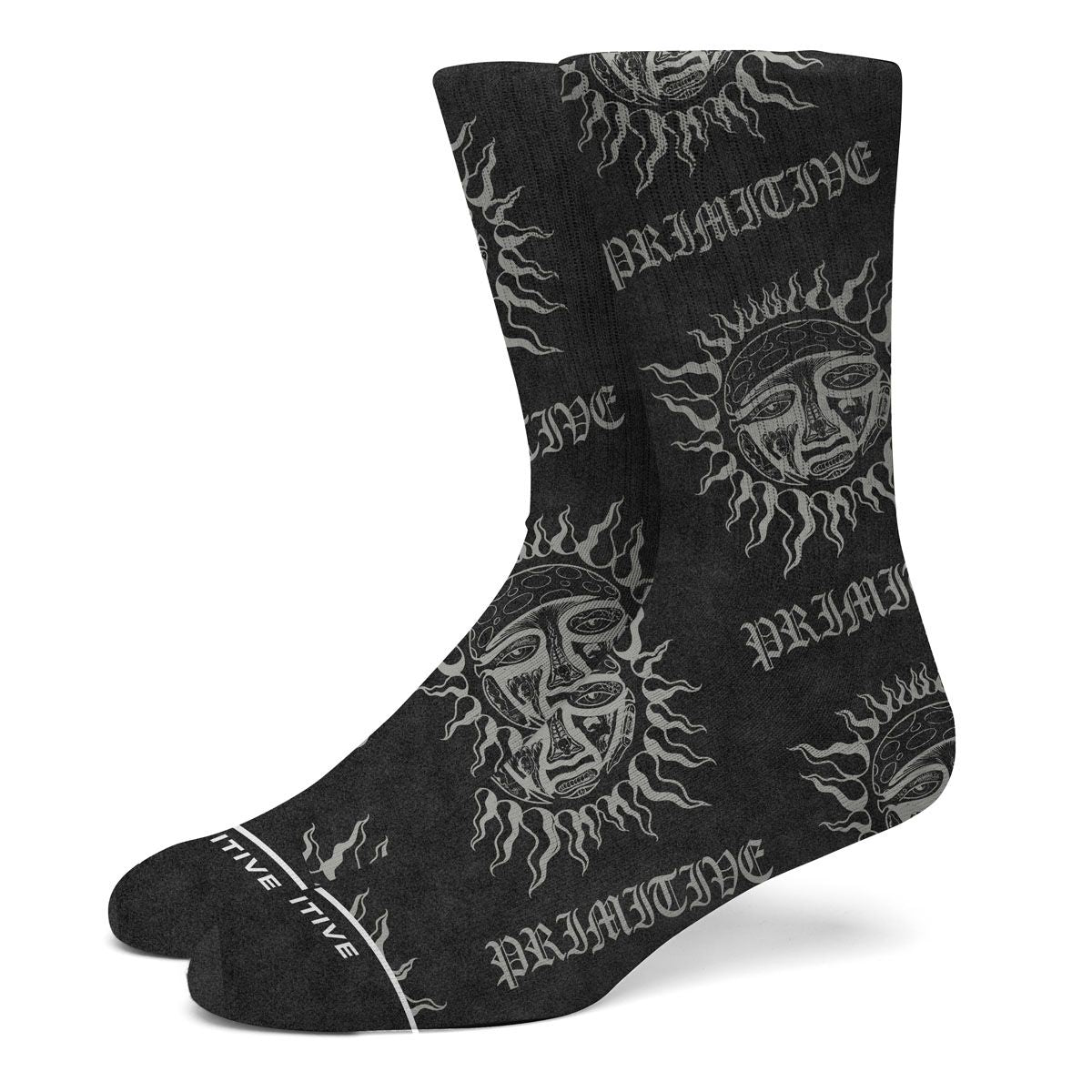 Primitive x Sublime Day Shift Black Socks