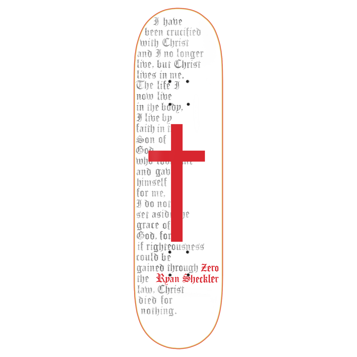 Zero Ryan Sheckler Cross Skateboard Deck