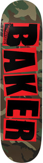 Baker Tyson Peterson Brand Logo Camo 8.25" Skateboard Deck
