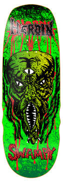 Heroin Swampy KO2 Slime Face 10.6" Skateboard Deck
