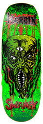 Heroin Swampy KO2 Slime Face 10.6" Skateboard Deck