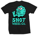 Snot Wheels Booger Guy Logo Tee Black