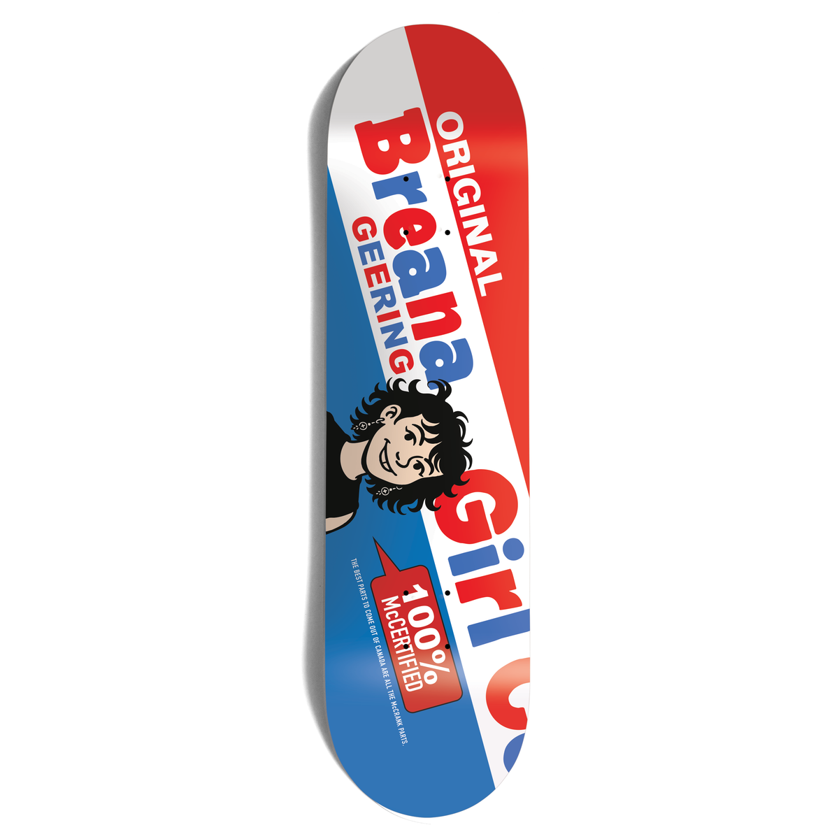Girl Geering Bubble Gum Skateboard Deck