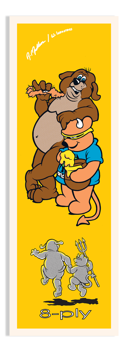 World Industries Rodney Mullen Bear Limited Edition Screenprinted Multi Skateboard Deck