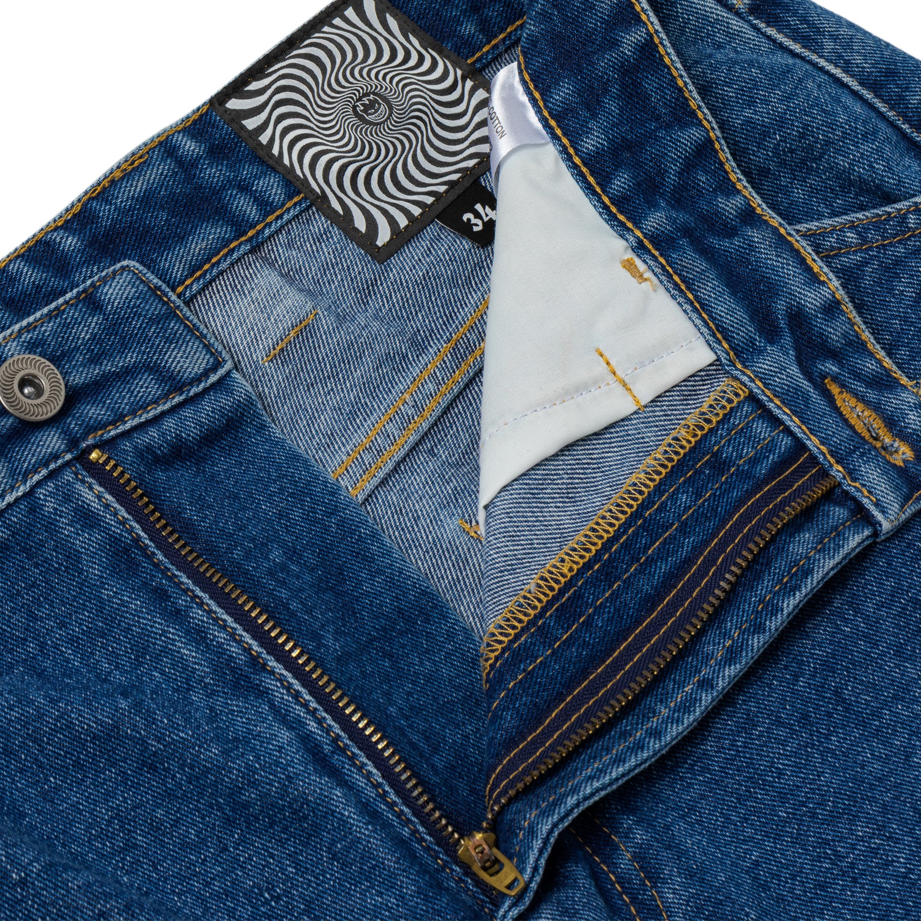 Spitfire Bighead Fill Denim Medium Stone Wash Shorts | Long Beach