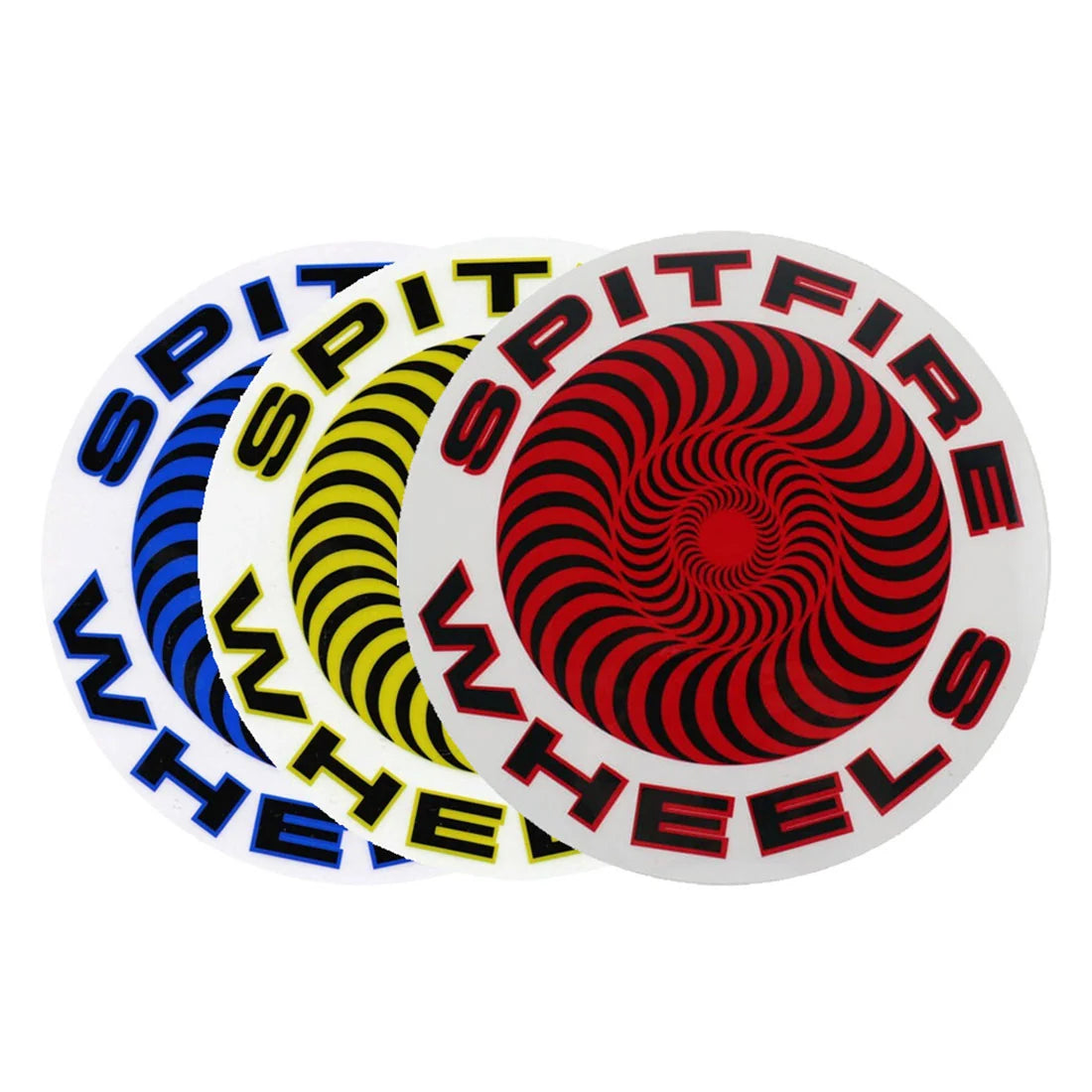 Spitfire Clear Swirl Assorted Sticker 7.5"