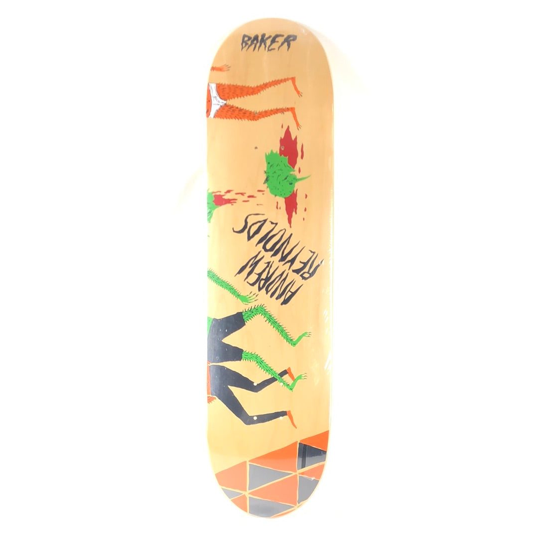 Baker Andrew Reynolds Neckface Art Blank Multi Color Size 8" Vintage NOS Deck
