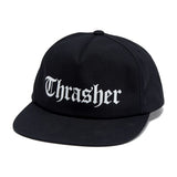 Thrasher x Spitfire The End Oath Black Snapback Hat