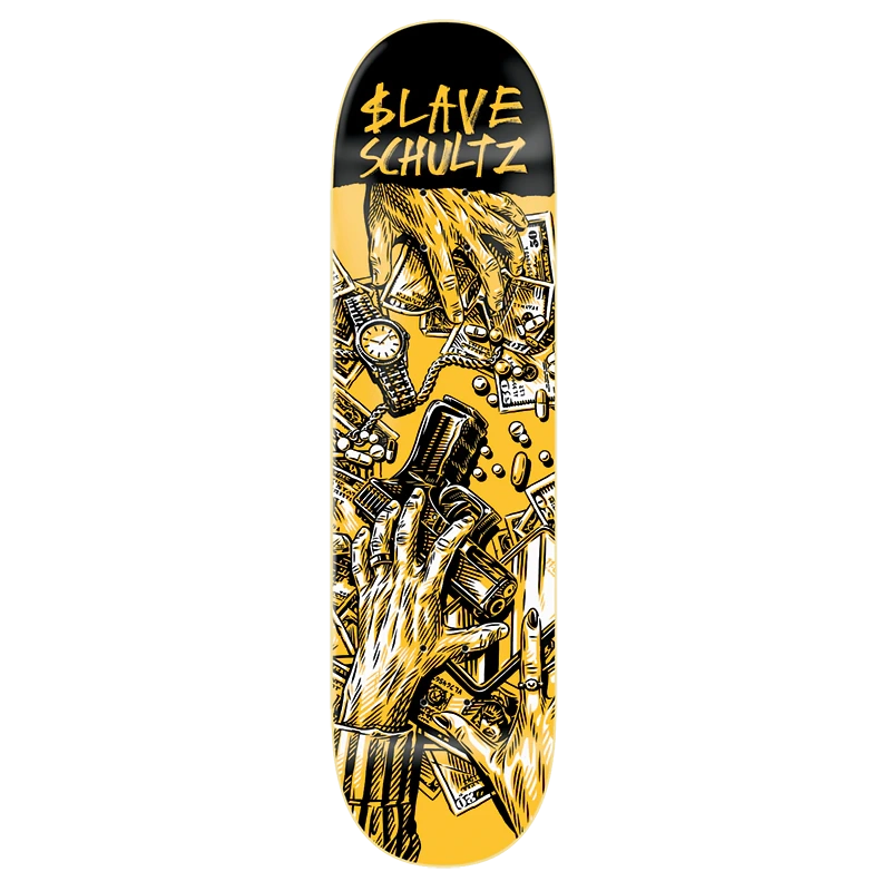 Slave Schultz Hand In Hand 8.5" Skateboard Deck