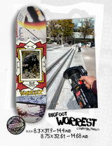 Krooked Bobby Worrest Big Foot 8.75" Twin Tail Skateboard Deck
