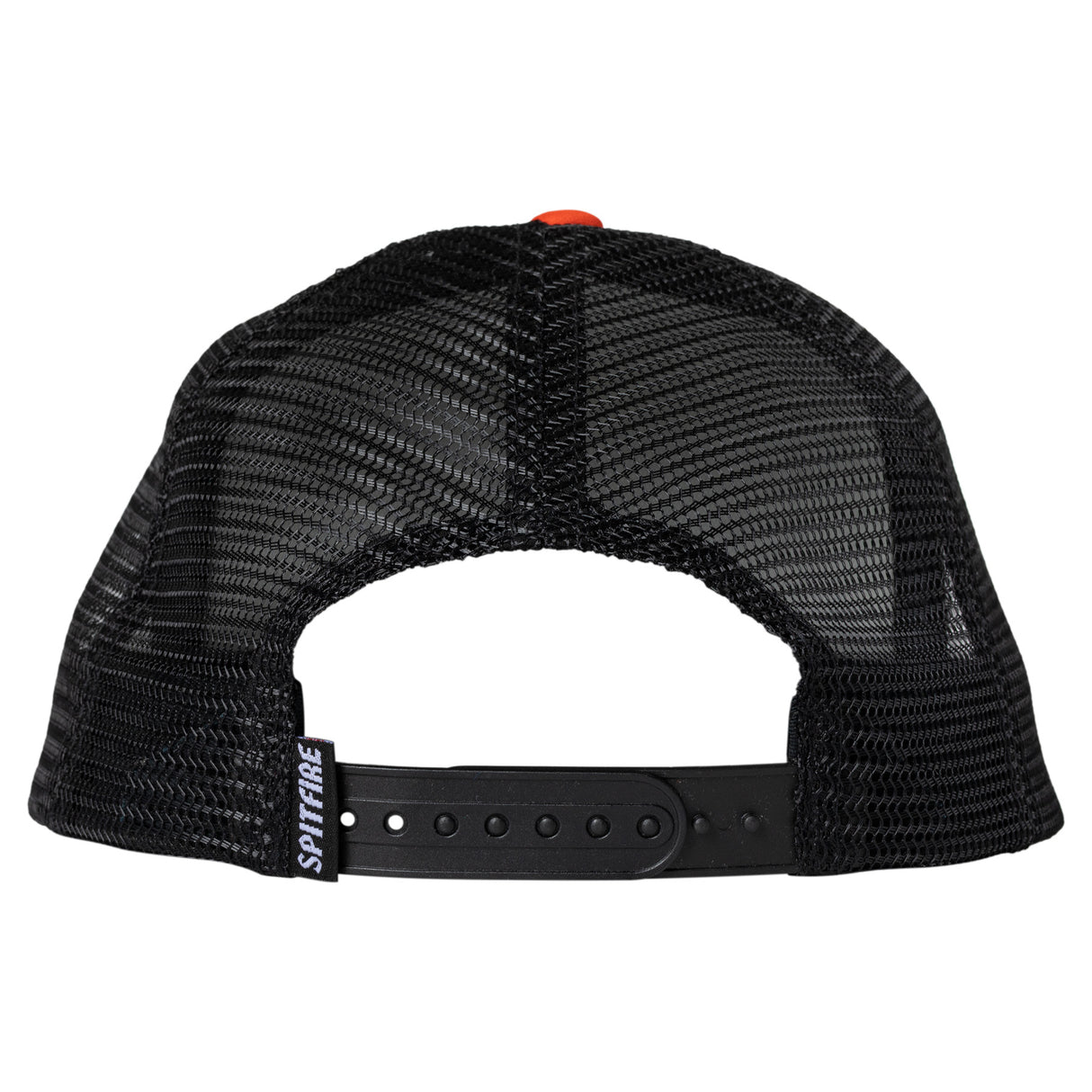 Spitfire Old E Drop Bighead Black / Red Snapback Hat