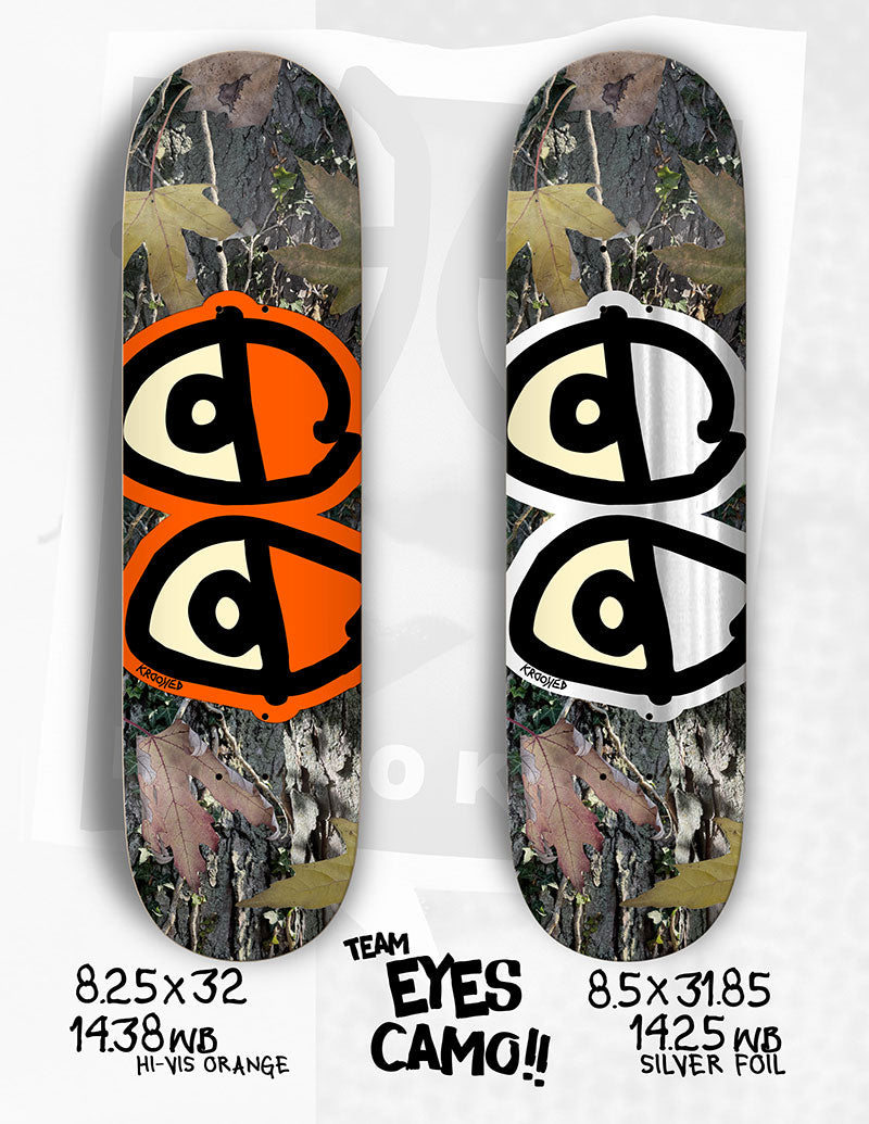 Krooked Eyes Camo/Silver Foil 8.5