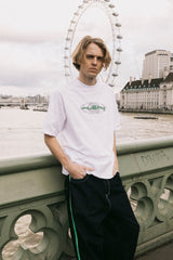 Rusty Morpheus White Raglan Tee S/s Shirt