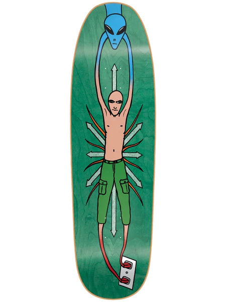 New Deal Vallely Alien Sp Green 9.18" Skateboard Deck