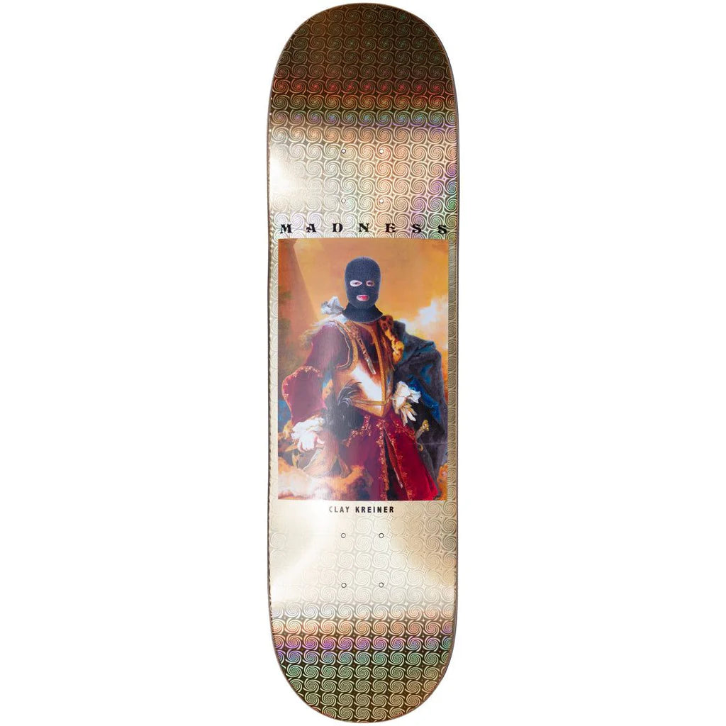 Madness Clay Kreiner Masked holoswirl Impact Light 8.25" Skateboard Deck