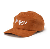 Seager Big Tex Brown Corduroy Snapback Hat