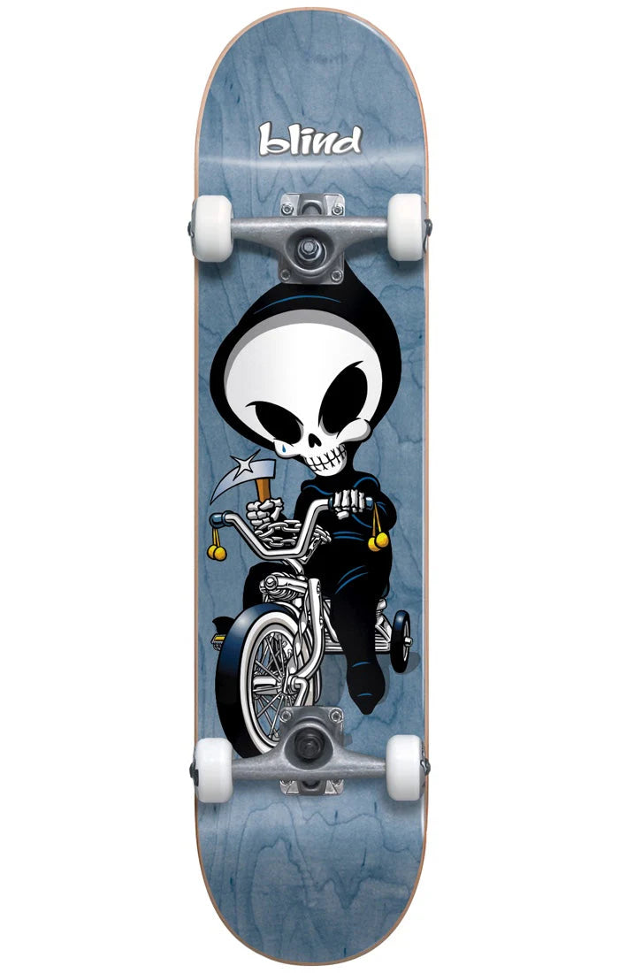 Blind Tricycle Reaper First Push Premium Blue 7.625" Complete Skateboard