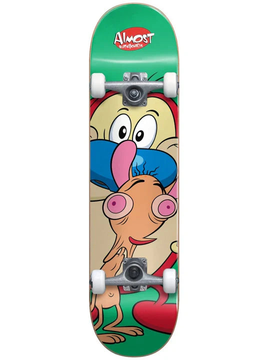 Almost Ren & Stimpy On My Back Resin 7" Complete Skateboard