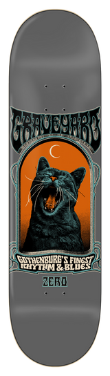 Zero X Graveyard Screaming Cat 8.5" Skateboard Deck