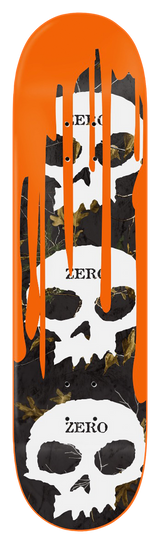 Zero X Realtree 2 3 Skull Blood Skateboard Deck