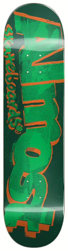 Almost Silk Screen HYB Green 8.375" Skateboard Deck