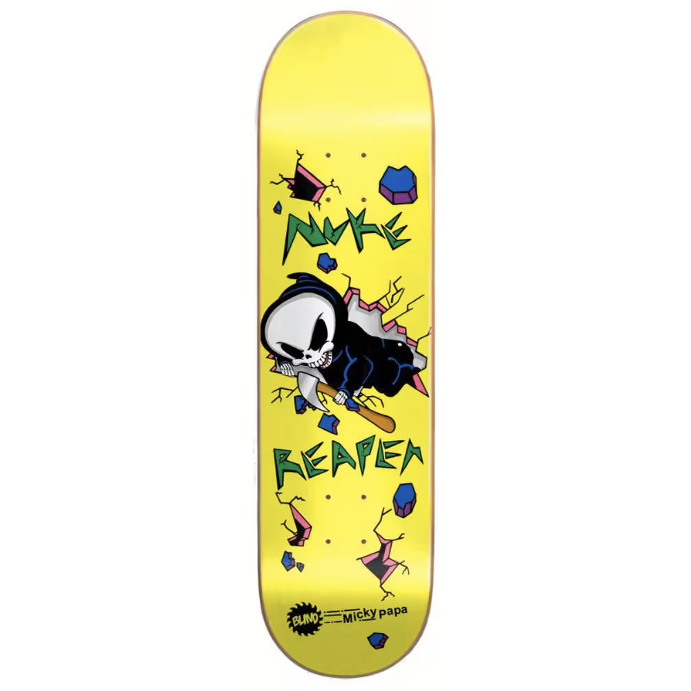 Blind Papa Nuke Reaper Yellow 8.0" Skateboard Deck
