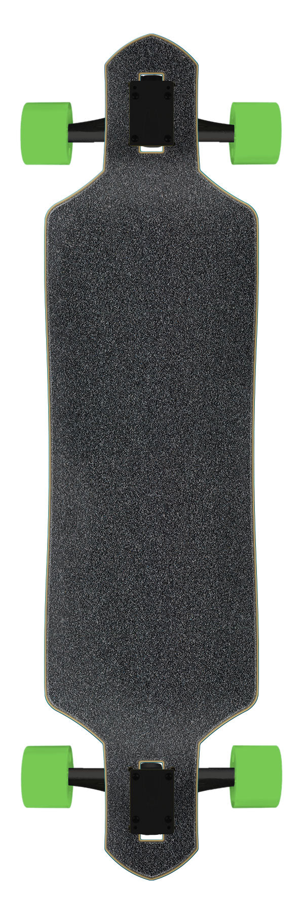 Santa Cruz Screaming Hibiscus Dot Drop Thru 9" x 36" Cruzer Longboard Complete