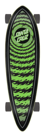 Santa Cruz Flame Ringed Dot Pintail 9.2" x 33" Cruzer Cruiser Complete