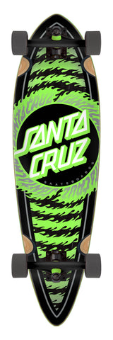 Santa Cruz Flame Ringed Dot Pintail 9.2" x 33" Cruzer Cruiser Complete