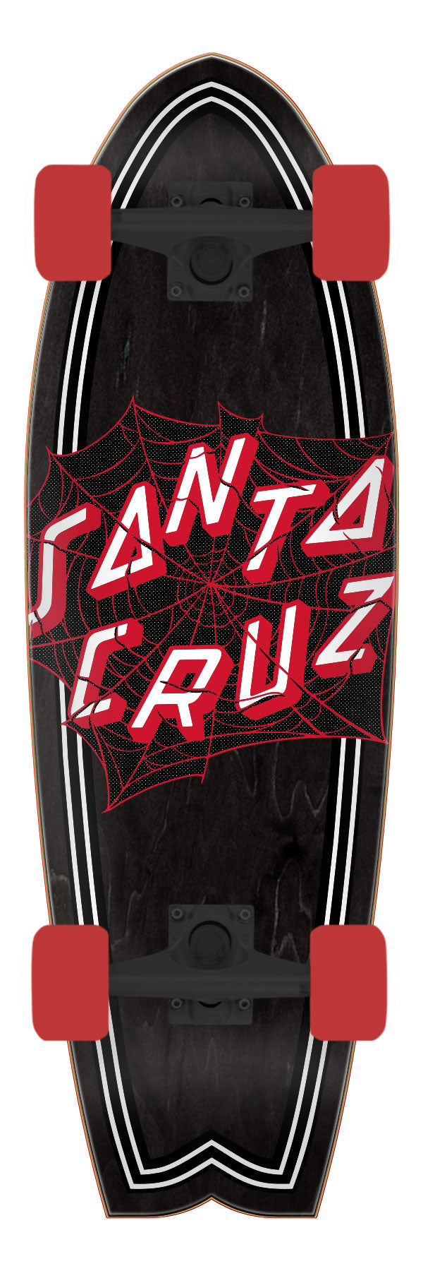 Santa Cruz Tangled Web Shark 8.81" x 27.69" Cruzer Cruiser Complete