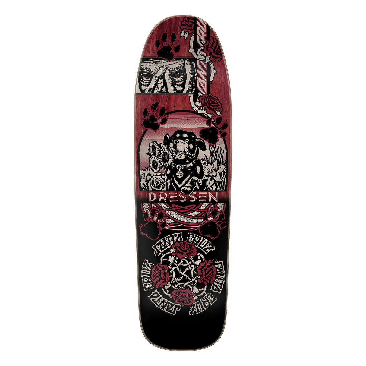 Santa Cruz Dressen Evo Pro Shaped 9.3" Skateboard Deck