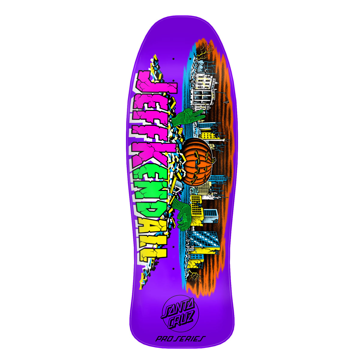Santa Cruz Kendall Pumpkin Reissue Shaped 10" Skateboard Deck