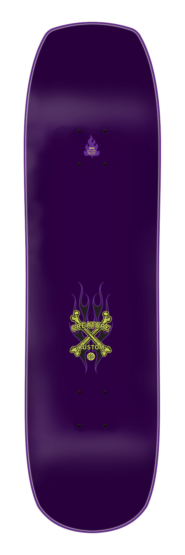 Creature Chop Shop Flame 8.5" Skateboard Deck