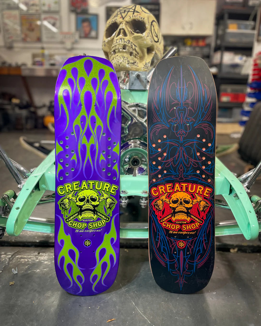 Creature Chop Shop Pinstripe 8.75" Skateboard Deck