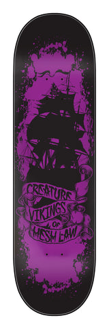Creature Russell Vikings Of Hesh Law XX 8.75" Skateboard Deck