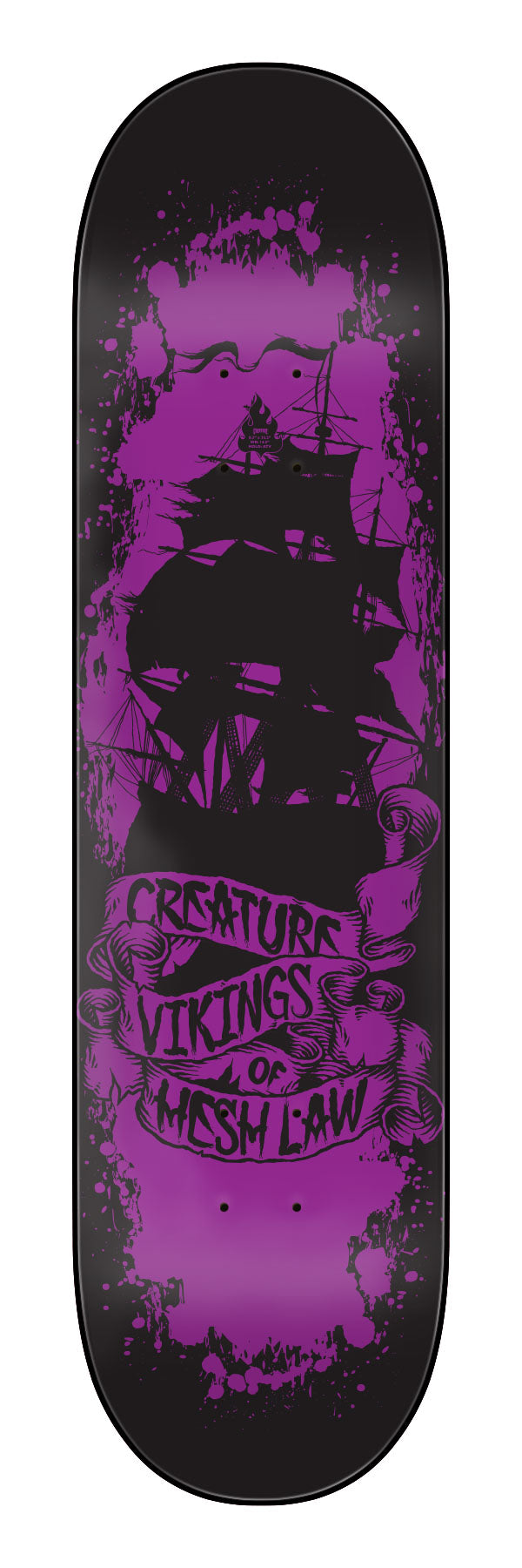 Creature Gravette Vikings Of Hesh Law XX 8.3" Skateboard Deck