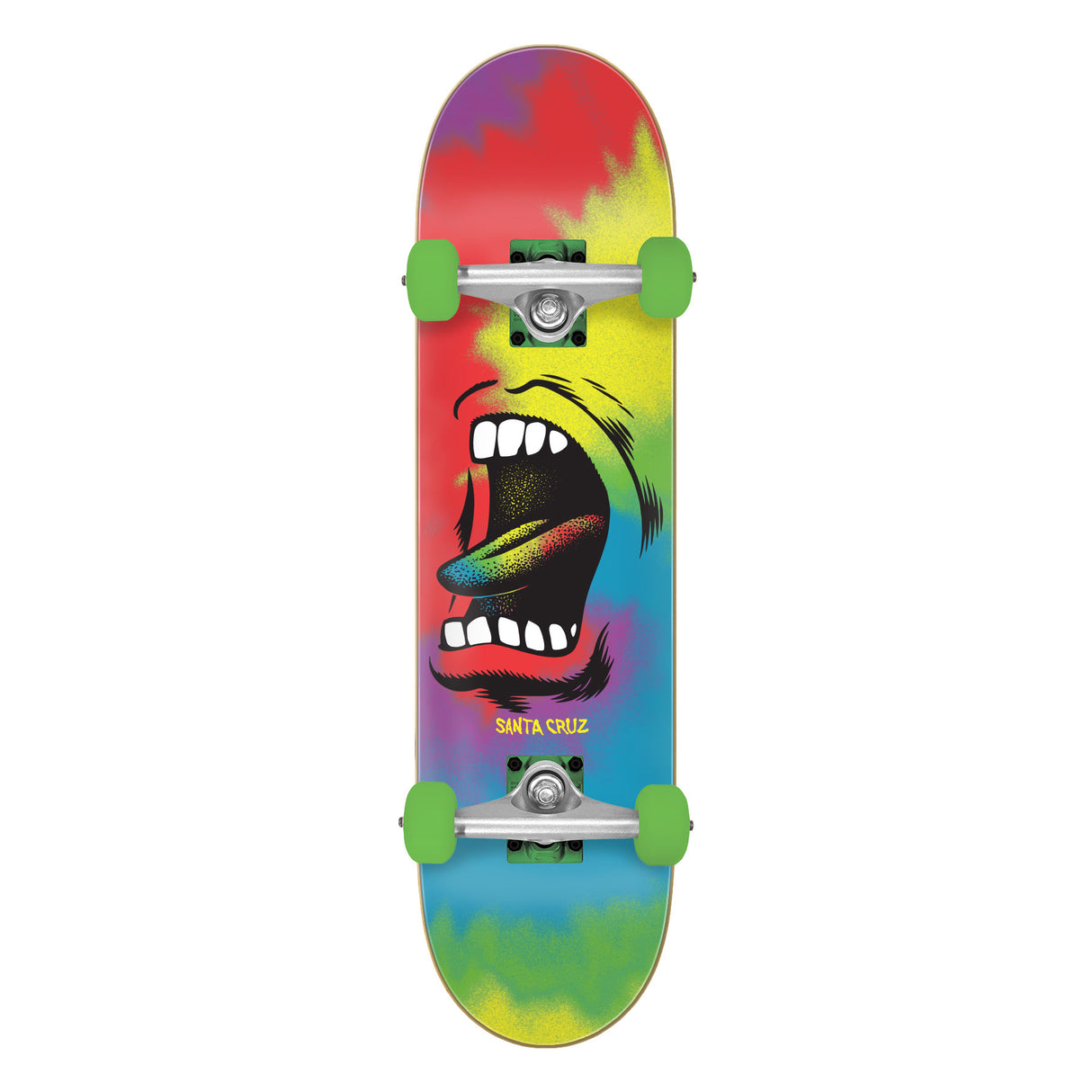 Santa Cruz Big Mouth Tie Dye Full 8.0" Complete Skateboard