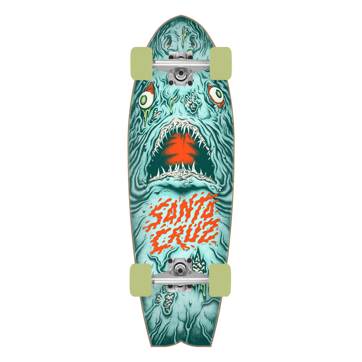 Santa Cruz Dead Shark 8.81" x 27.69" Shark Cruzer Cruiser Complete