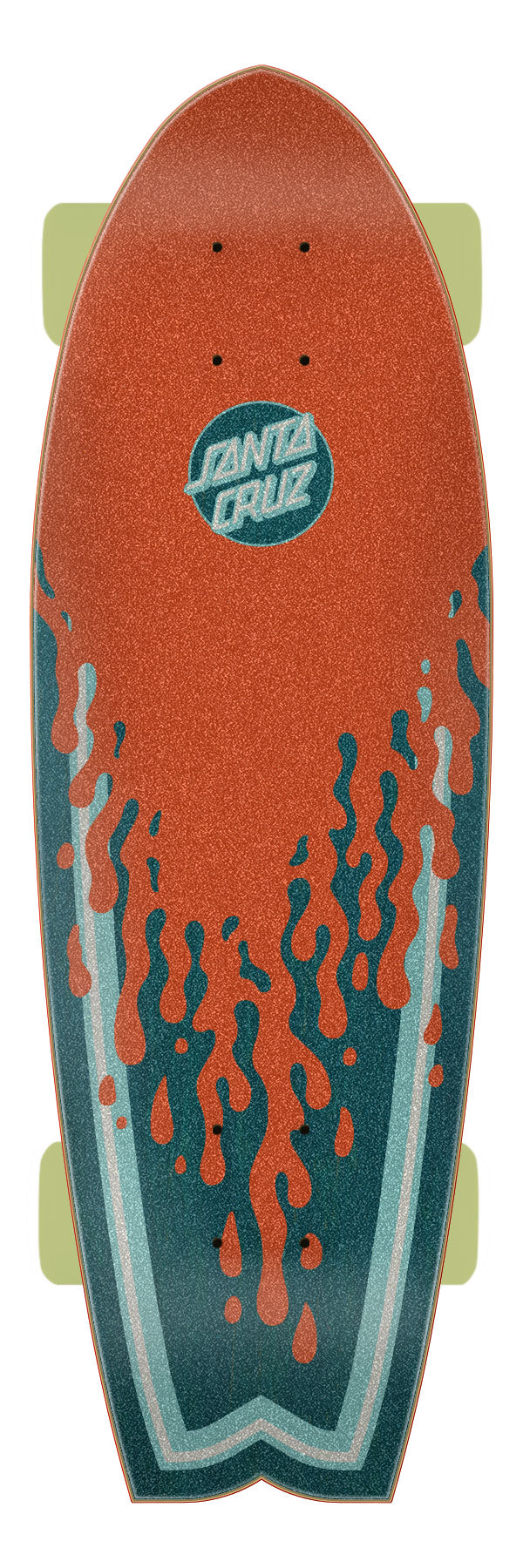 Santa Cruz Dead Shark 8.81" x 27.69" Shark Cruzer Cruiser Complete