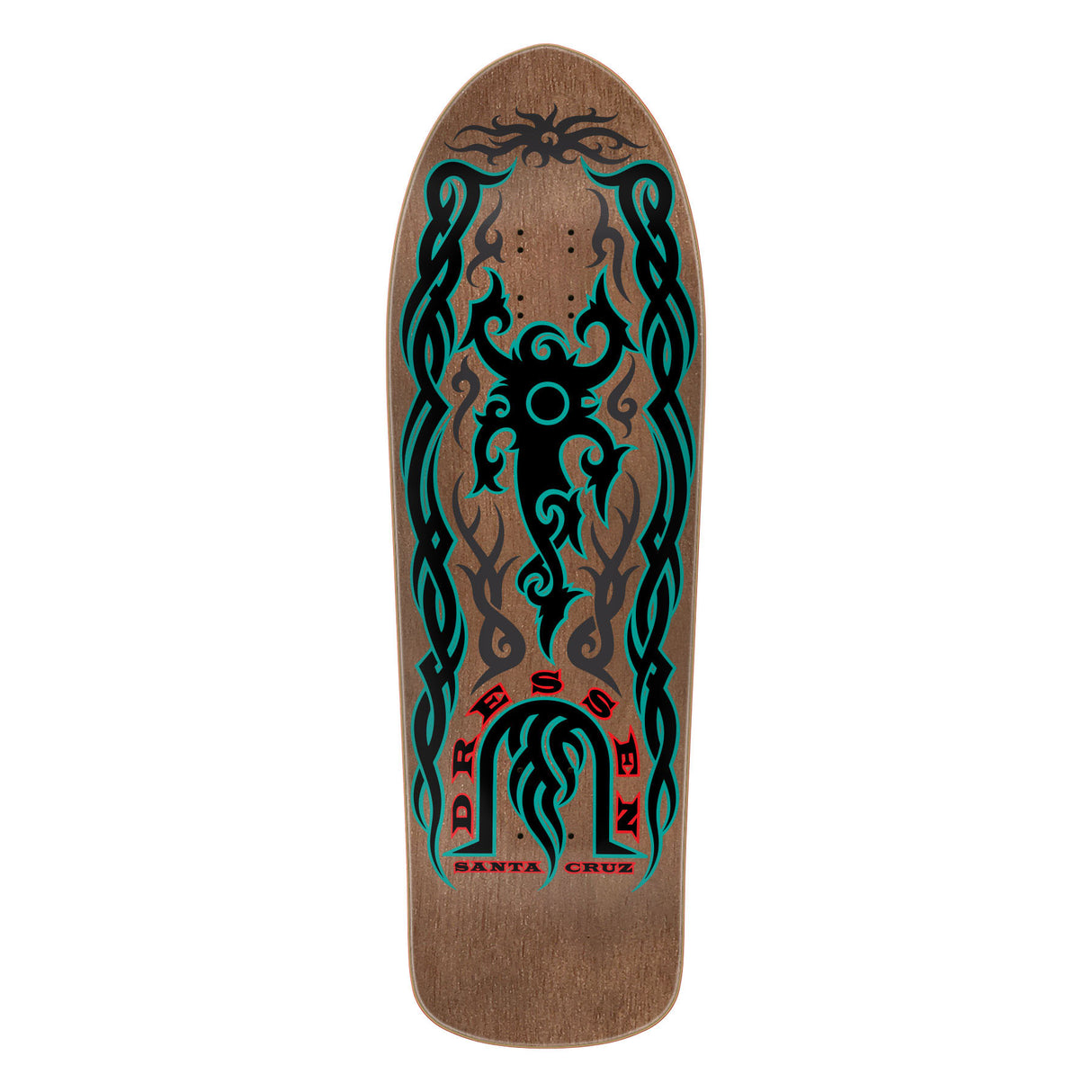 Santa Cruz Dressen Tribal Reissue 9.9" Skateboard Deck
