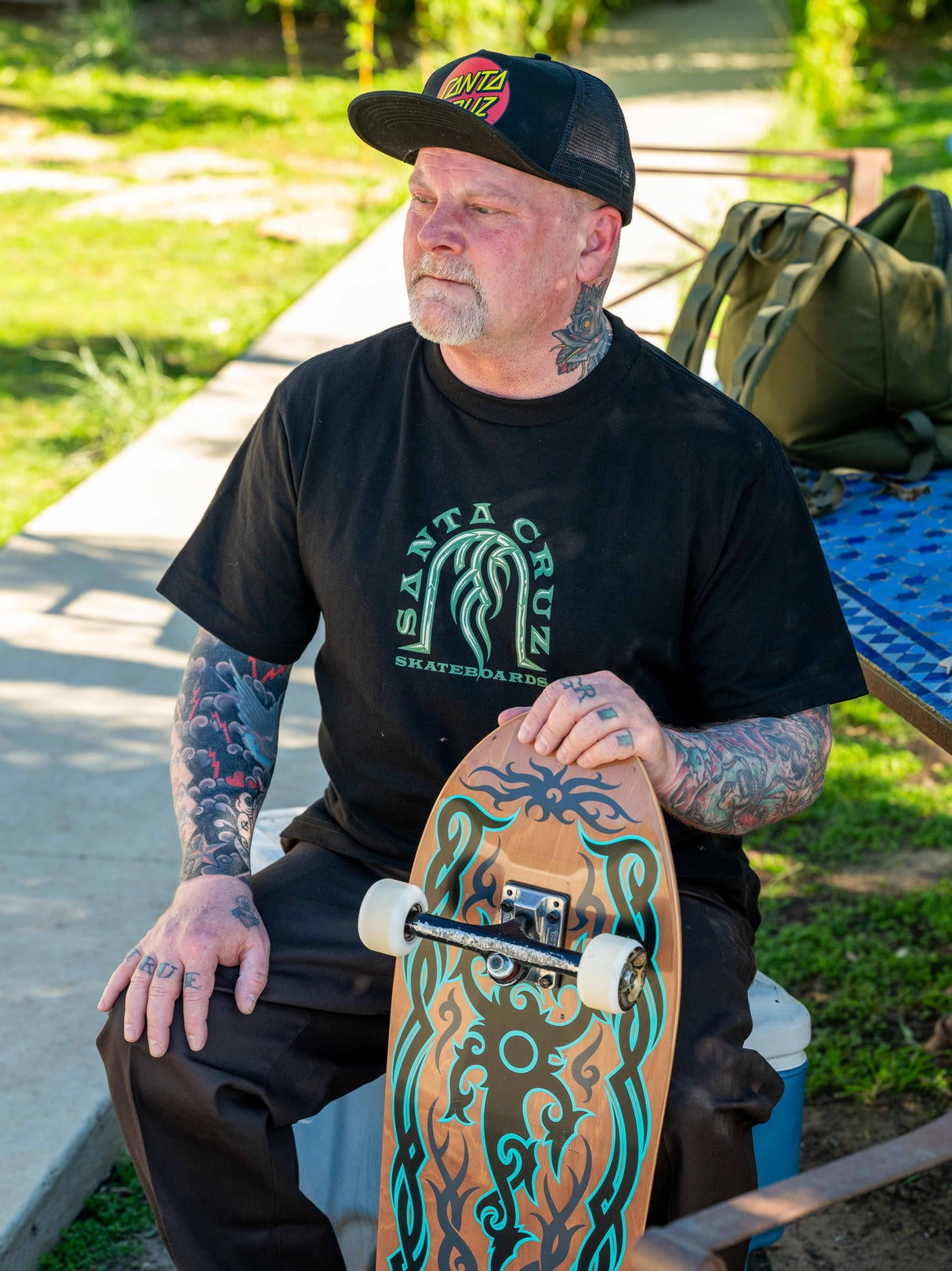 Santa Cruz Dressen Tribal Reissue 9.9" Skateboard Deck